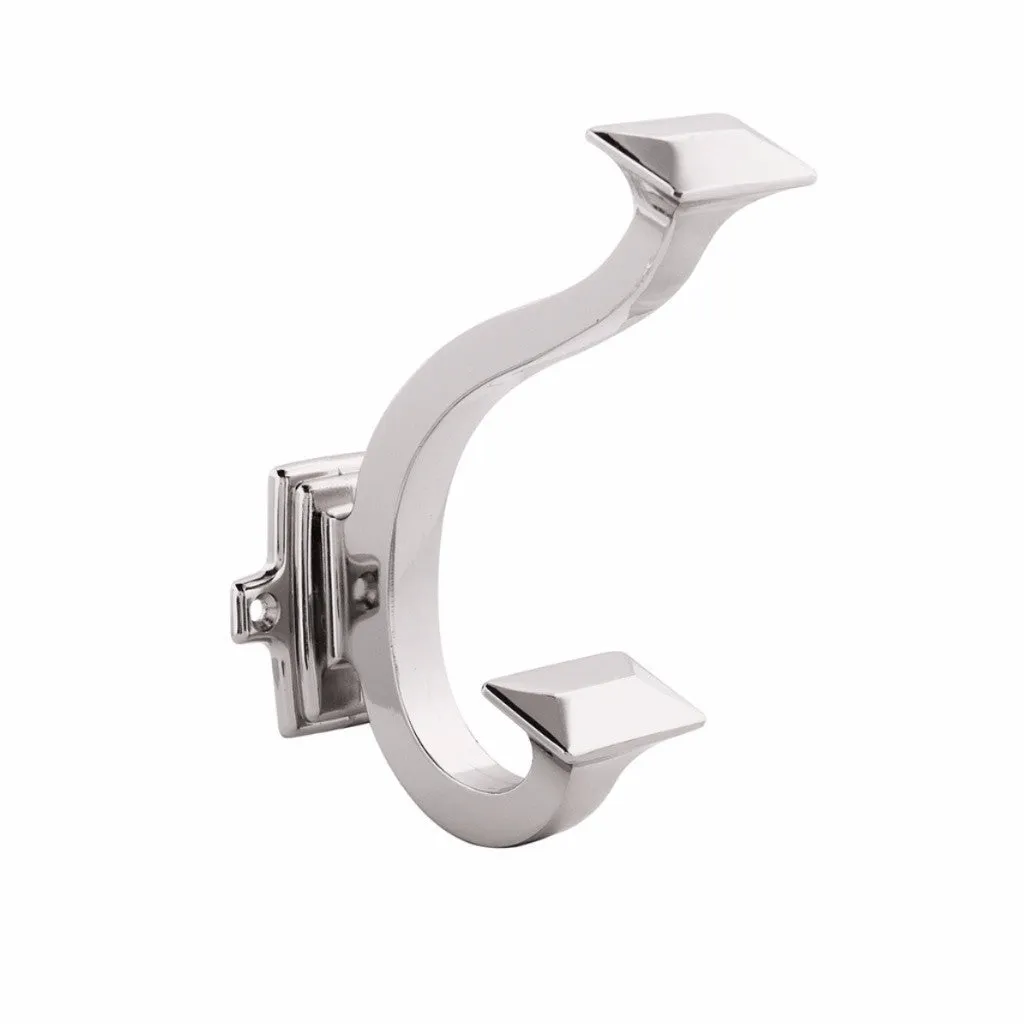 1-1/2 Inch Center to Center Bungalow Double Coat Hook