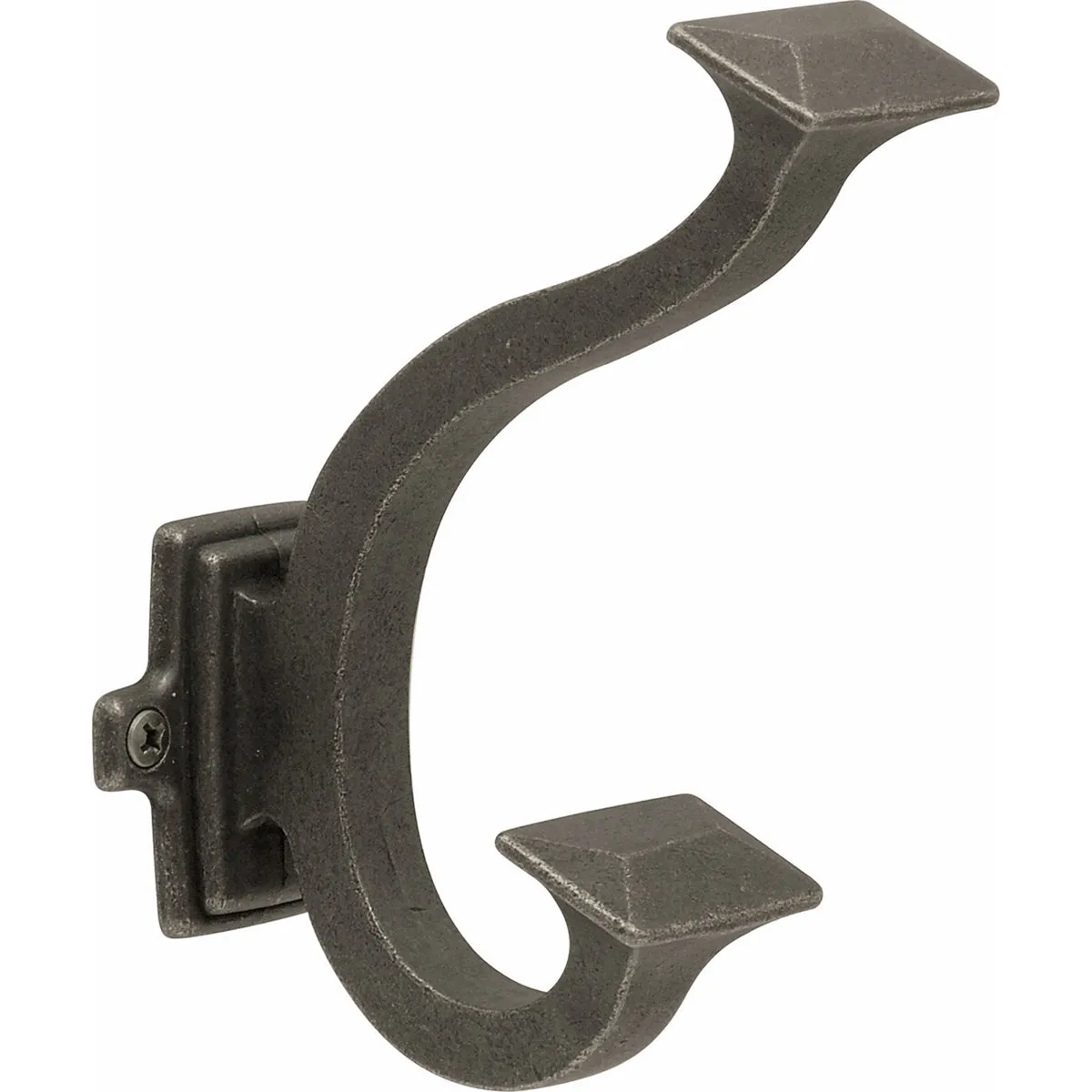 1-1/2 Inch Center to Center Bungalow Double Coat Hook