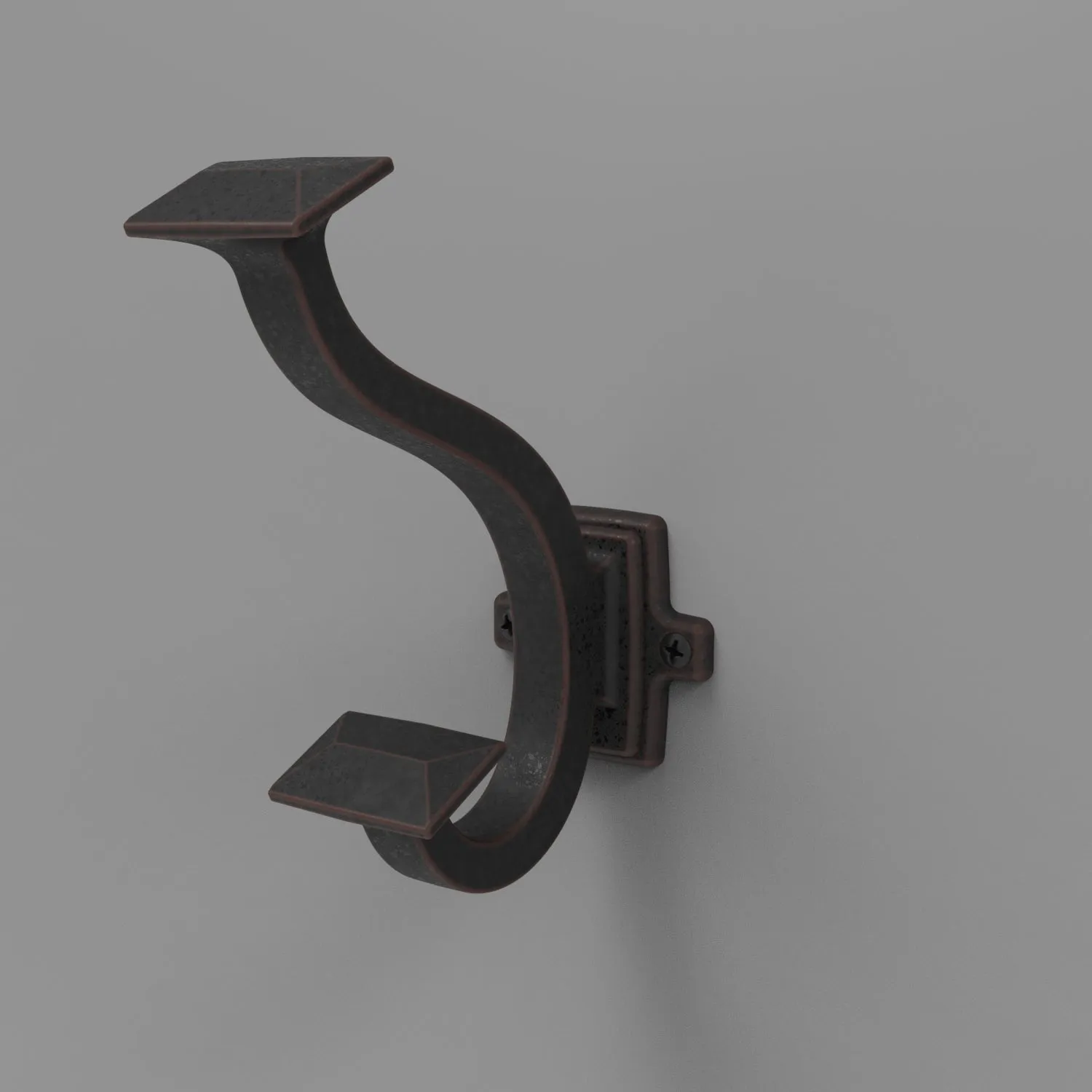 1-1/2 Inch Center to Center Bungalow Double Coat Hook