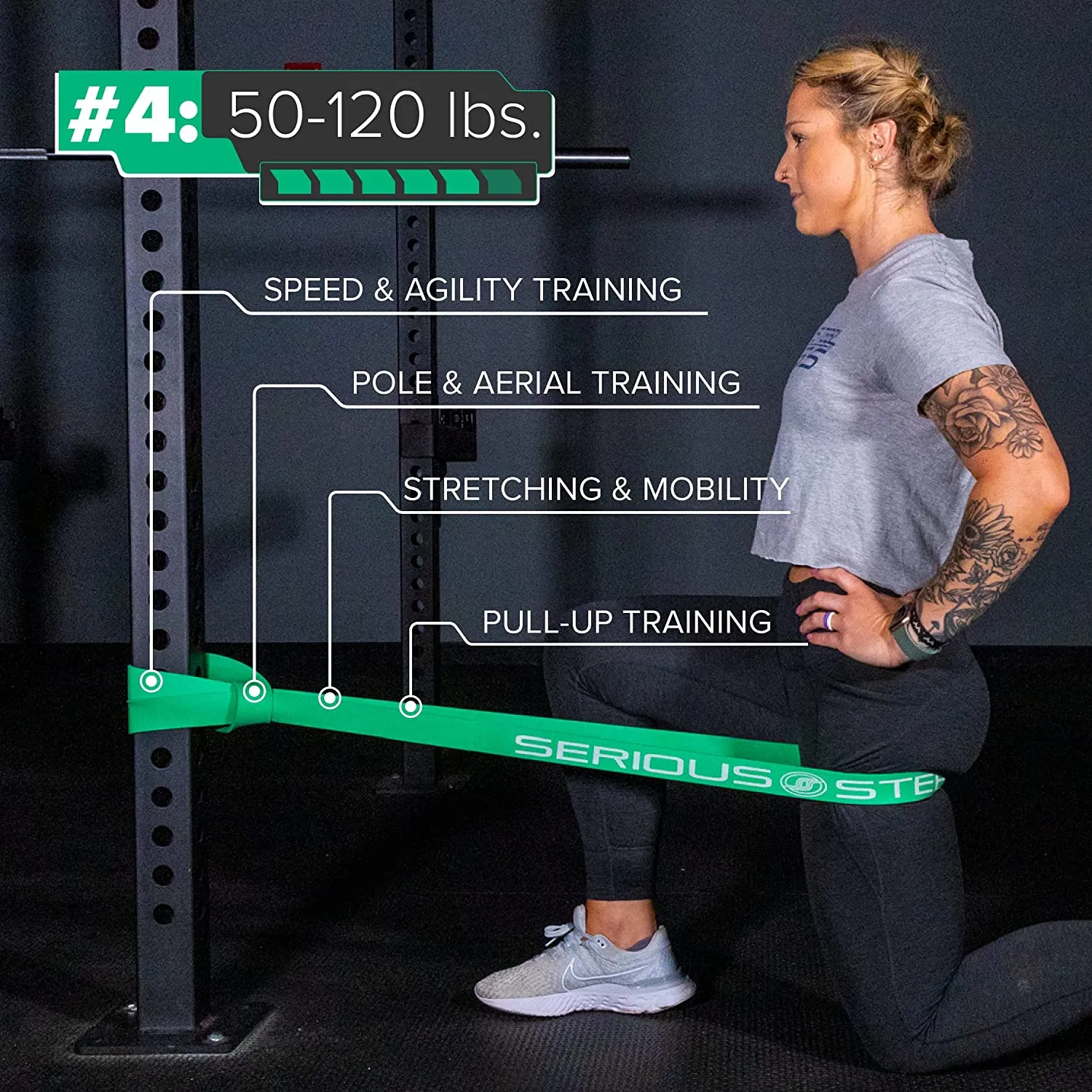 41" X-Heavy Resistance Band (80-200 lbs)