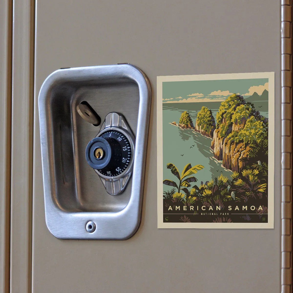 American Samoa National Park Pola Island Vinyl Sticker