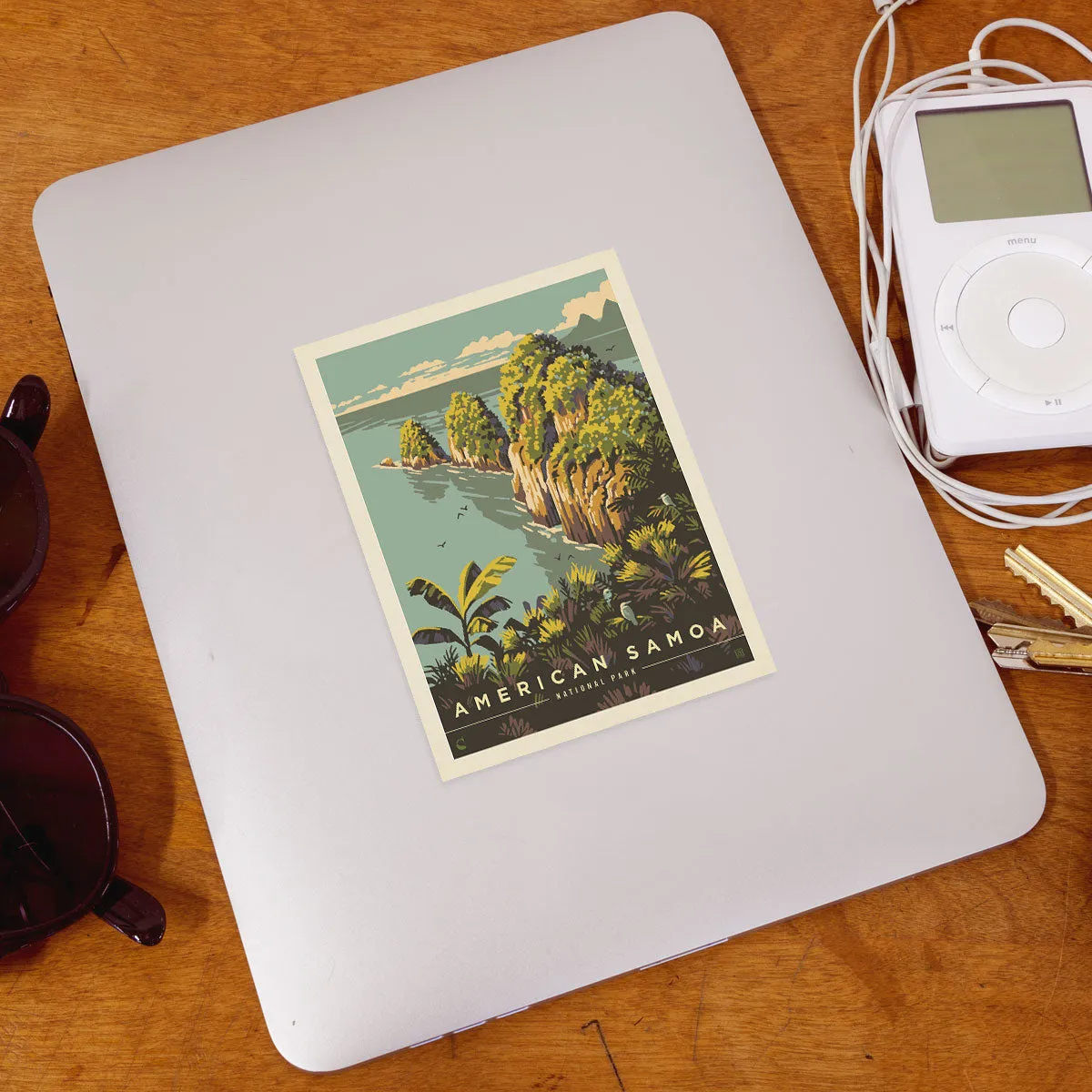 American Samoa National Park Pola Island Vinyl Sticker