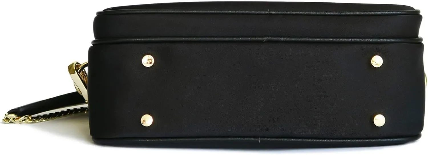 Arden Cove Full Anti-Theft Waterproof Cross-Body Bag with Slash-resistant Chain Strap w/Classic Hardware