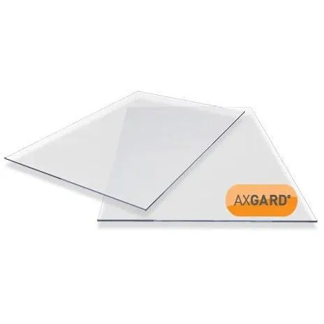 AXGARD® UV Protected Clear Solid Polycarbonate Sheets - 2mm