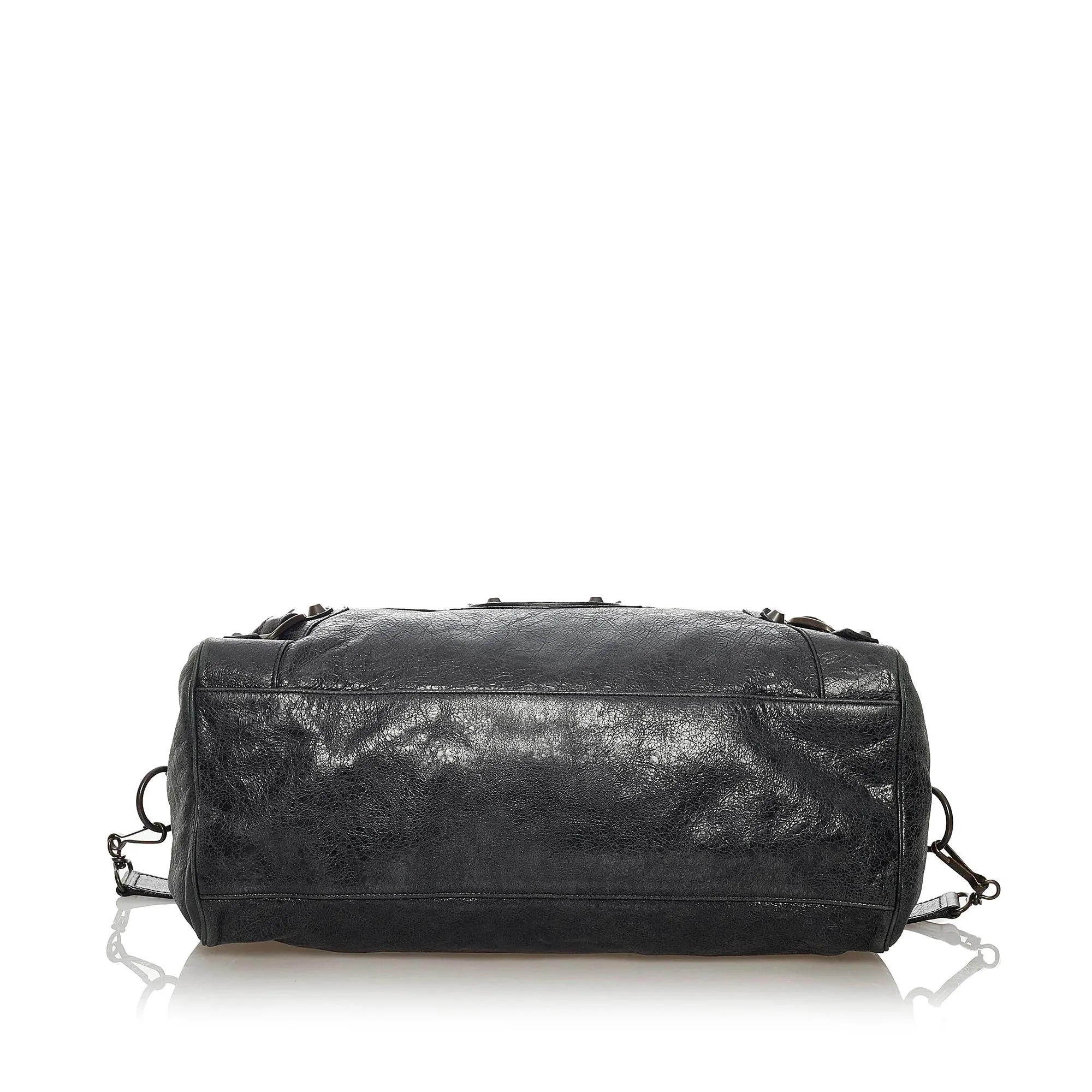 Balenciaga Motocross Classic Twiggy Leather Satchel (SHG-29211)