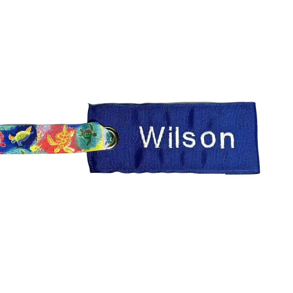 Blue Luggage Tag