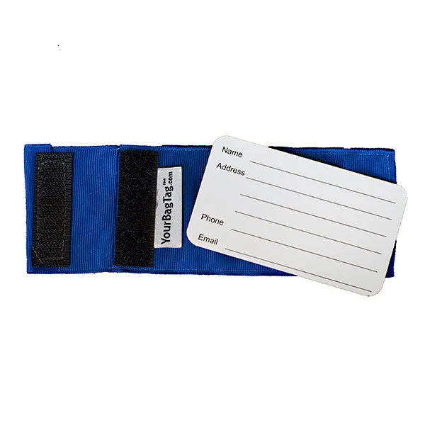 Blue Luggage Tag