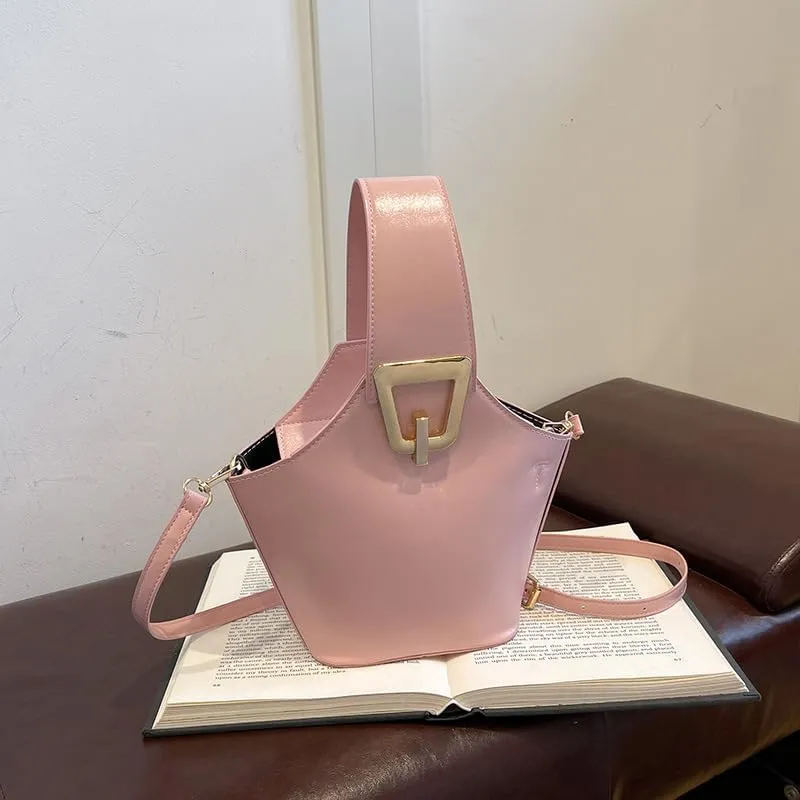 Bucket Bags for Women Top Handle Bag Cross Body Handbag Vegan Leather Shoulder Hobo Tote Bag Trendy Crossbody Purse