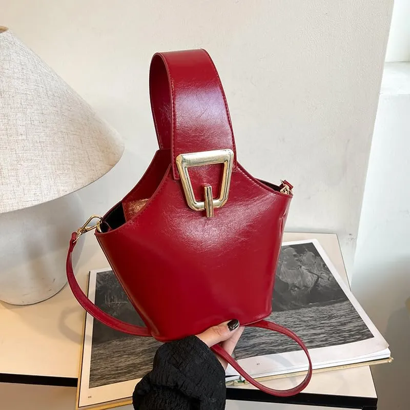 Bucket Bags for Women Top Handle Bag Cross Body Handbag Vegan Leather Shoulder Hobo Tote Bag Trendy Crossbody Purse