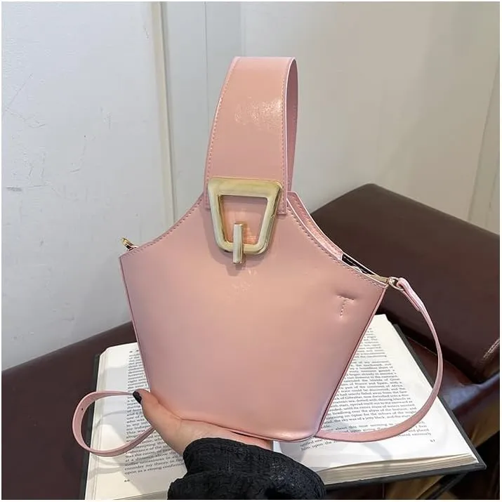 Bucket Bags for Women Top Handle Bag Cross Body Handbag Vegan Leather Shoulder Hobo Tote Bag Trendy Crossbody Purse
