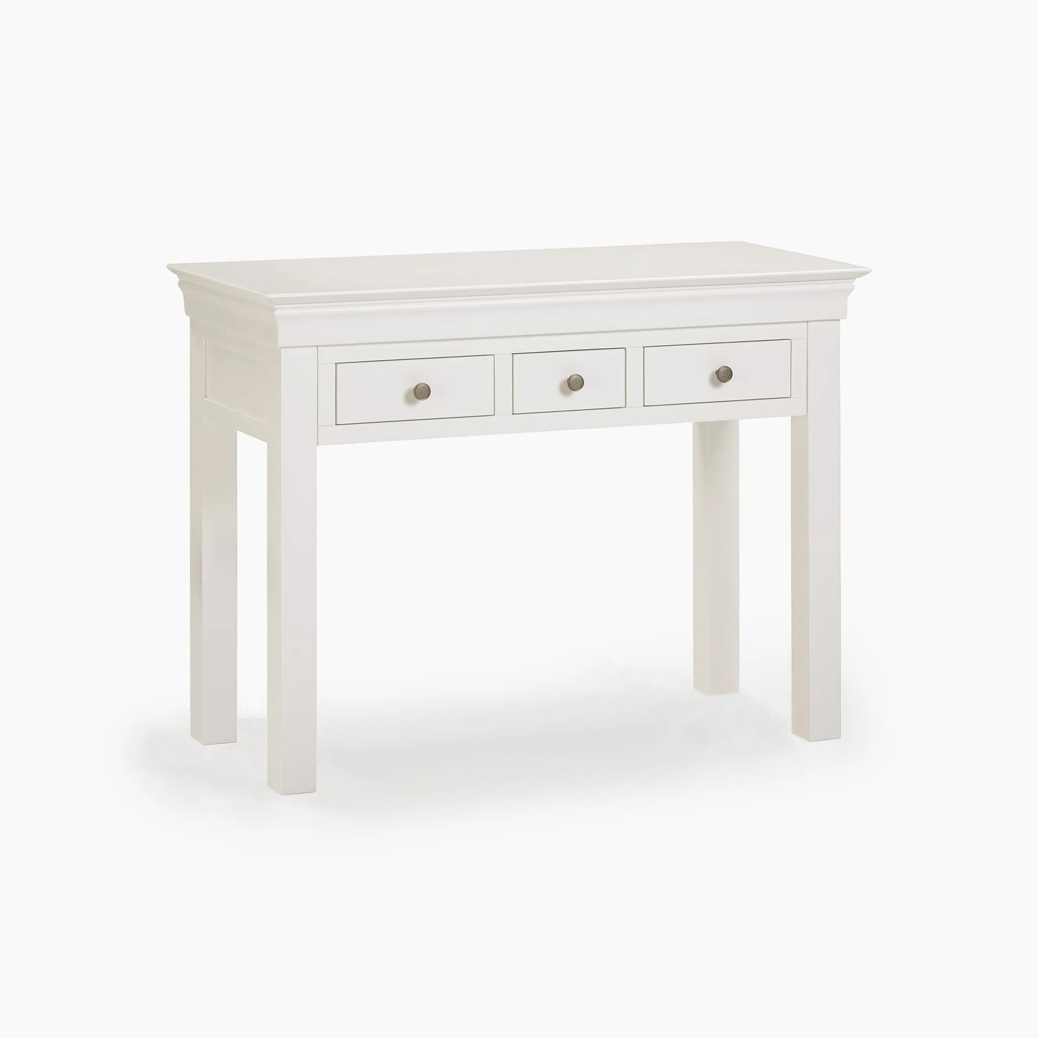 Chalbury Console Desk in Warm White