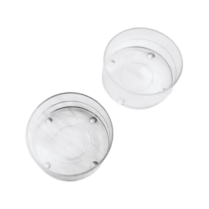 Clear Plastic Tea Light Cup - Polycarbonate Tealight Mold V-0