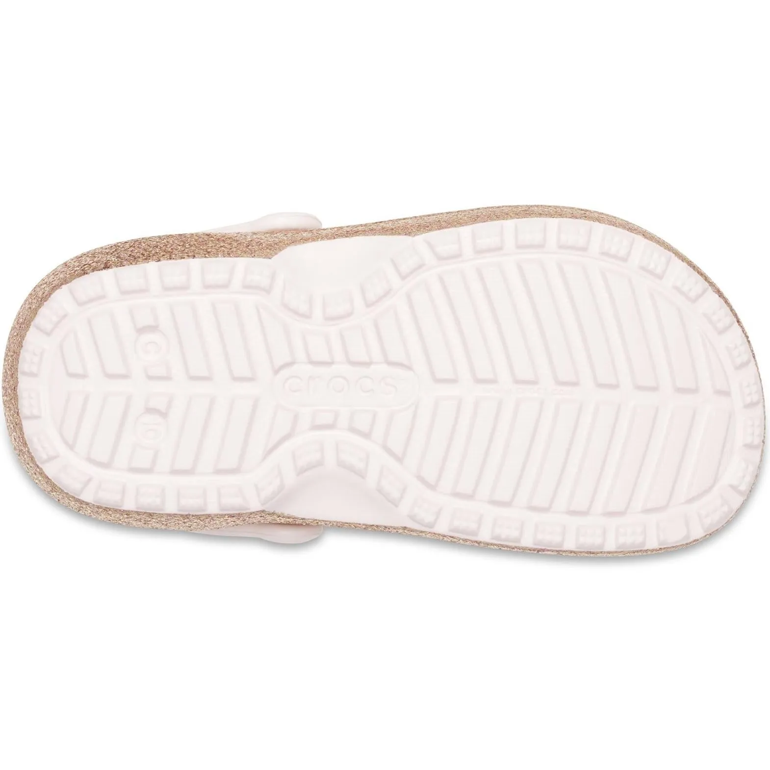 Crocs Toddlers' Classic Glitter Lined Clog Sandals