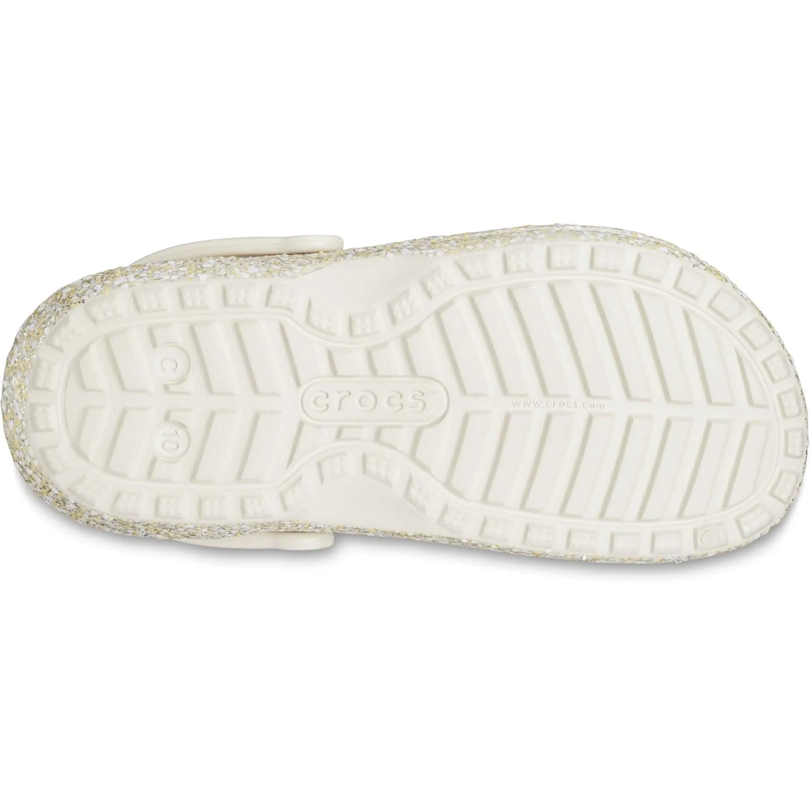 Crocs Toddlers' Classic Glitter Lined Clog Sandals