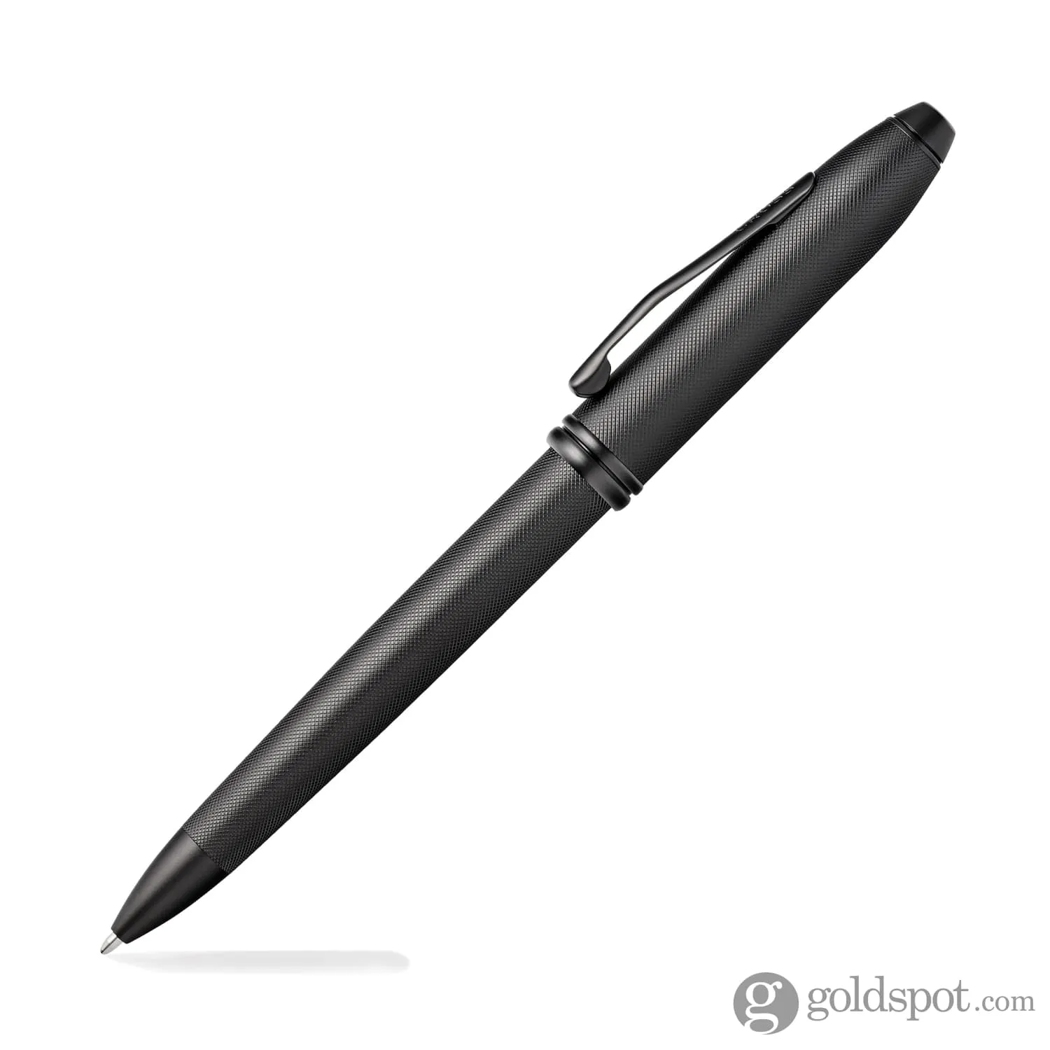 Cross Townsend Ballpoint Pen in Black Micro Knurl