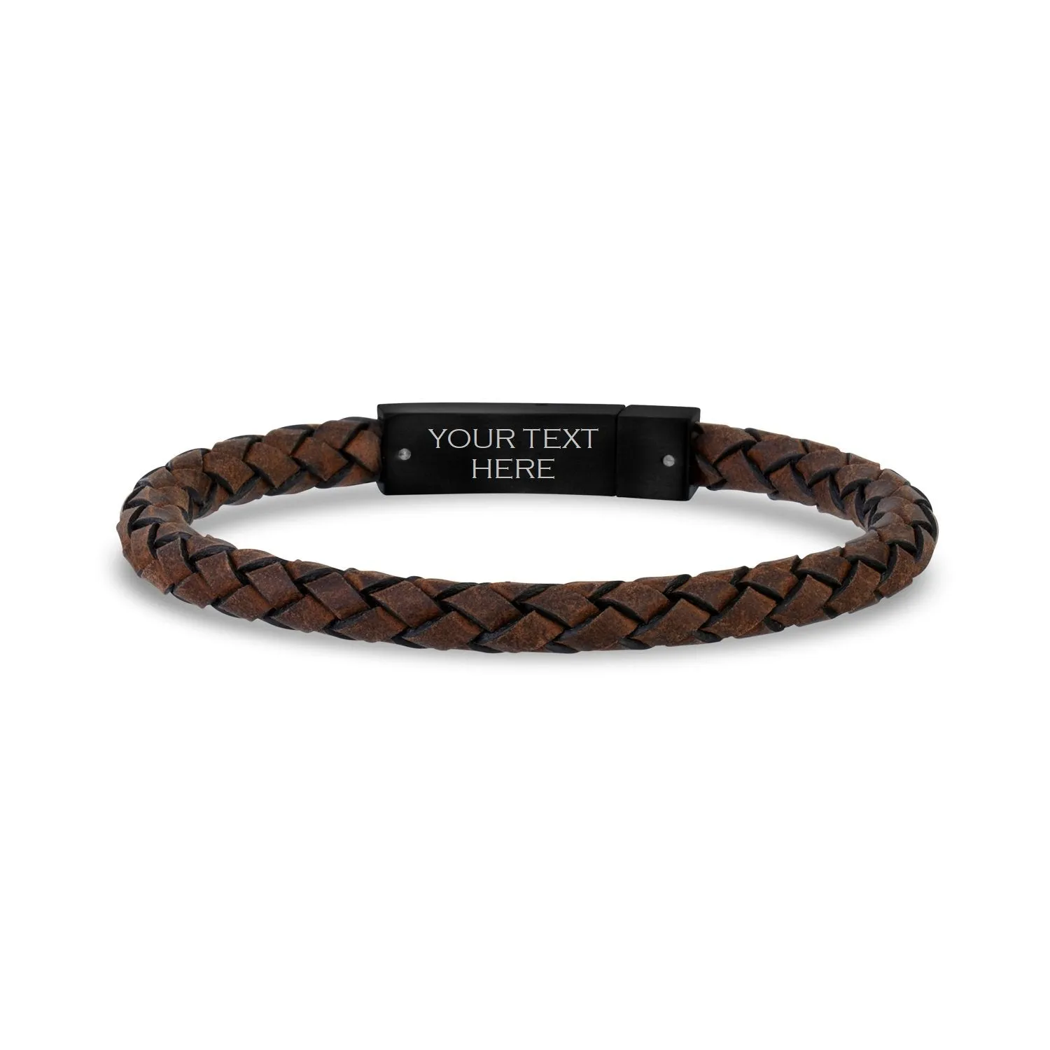 Dark Brown Leather Bracelet | 6MM