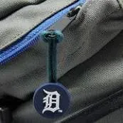 Detroit Tigers Aminco Travel Navy & White Luggage ID-Zipper Pulls (2 Pack)
