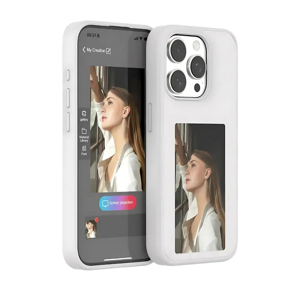 E-Ink Phone Case - Stylish and Innovative Smartphone Accessory