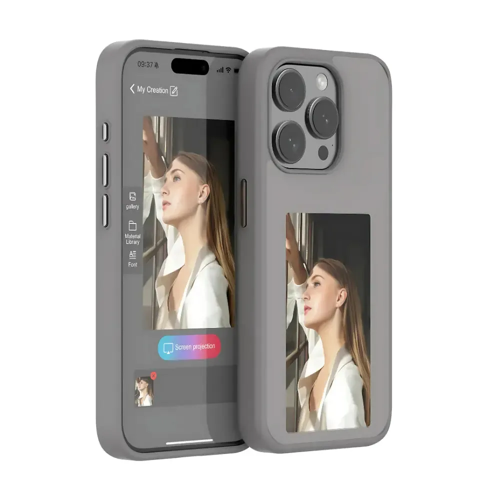 E-Ink Phone Case - Stylish and Innovative Smartphone Accessory