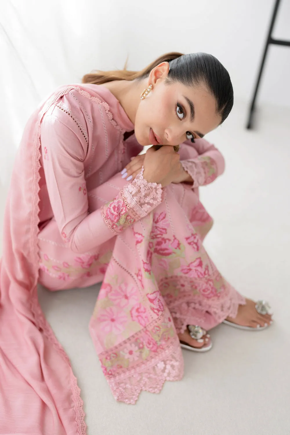 Eid Ul Azha '24 - Blush Pink Nel-24618