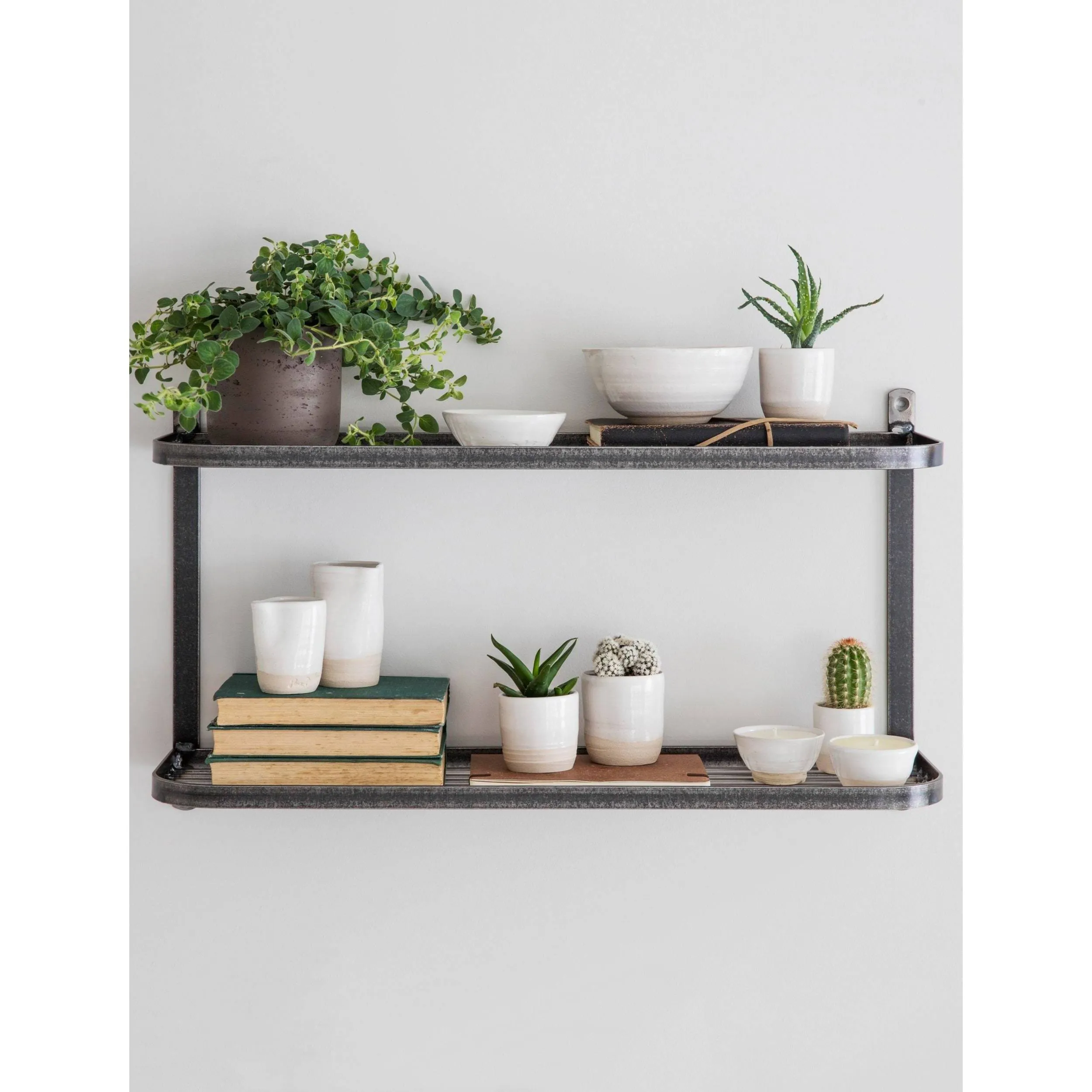 Farringdon Steel Double Wall Shelf