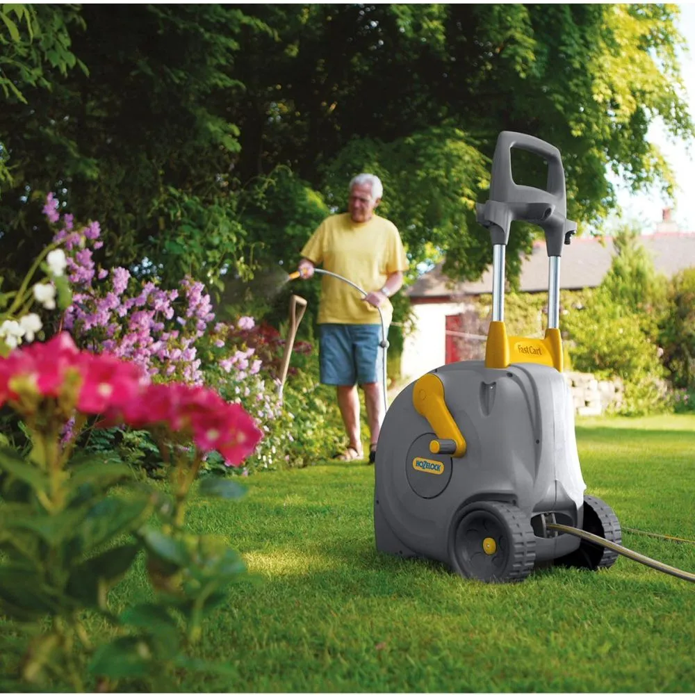 Hozelock Wheeled Fast Cart with 40m Hose