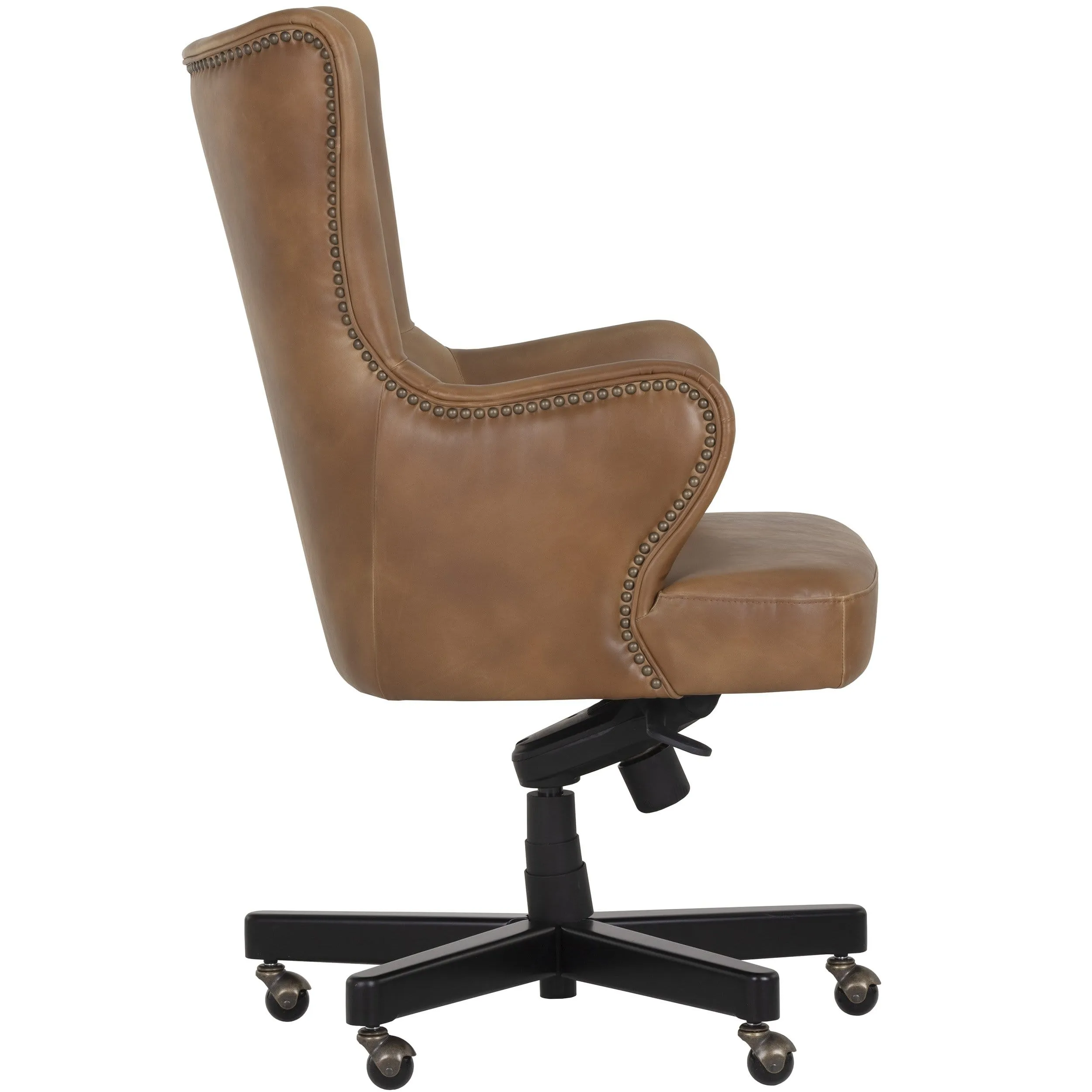 Hubert Office Chair, Tobacco Tan