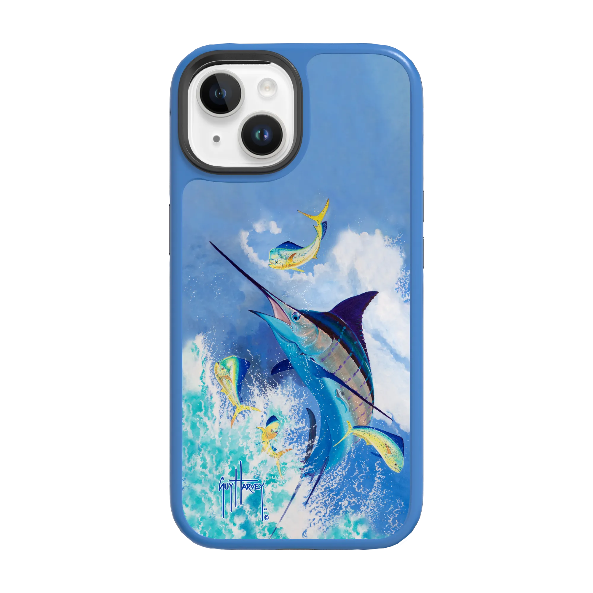iPhone 15 Models - Fortitude Blue Commocean Phone Case
