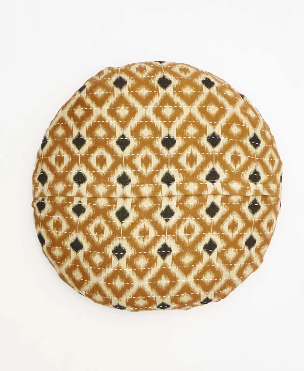 Kantha Round Pillow - No. 240208