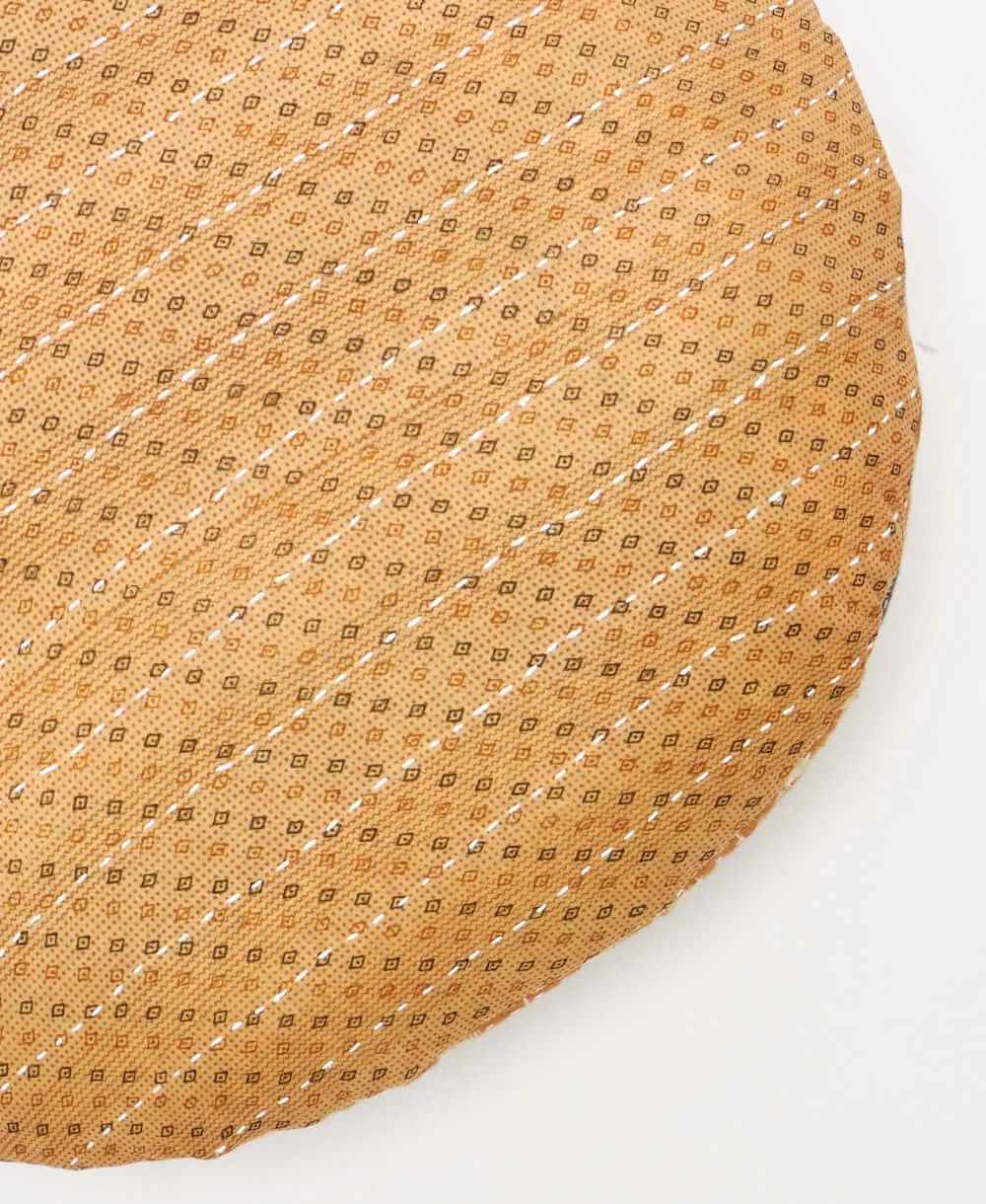 Kantha Round Pillow - No. 240208