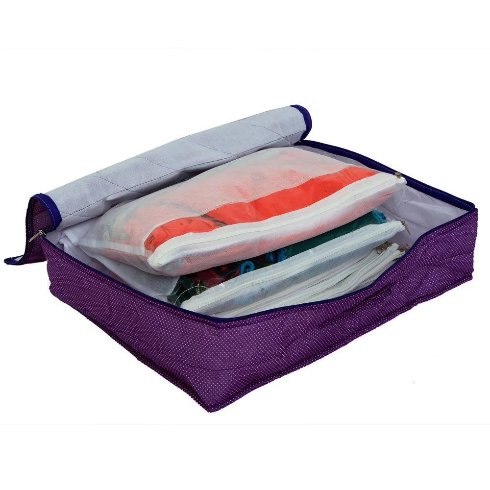 Kuber Industries Cotton Saree Cover, Blue (KI9119)