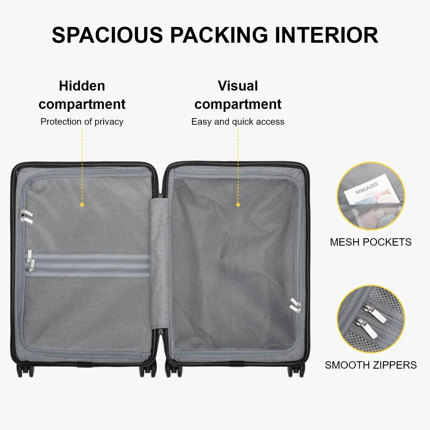 LEVEL8 Carry on Luggage Airline Approved, Small Carry on Suitcases with Wheels, Lightweight Hardside Textured Luggage for Travel, Tsa Approved, 20-Inch, Pickle Green