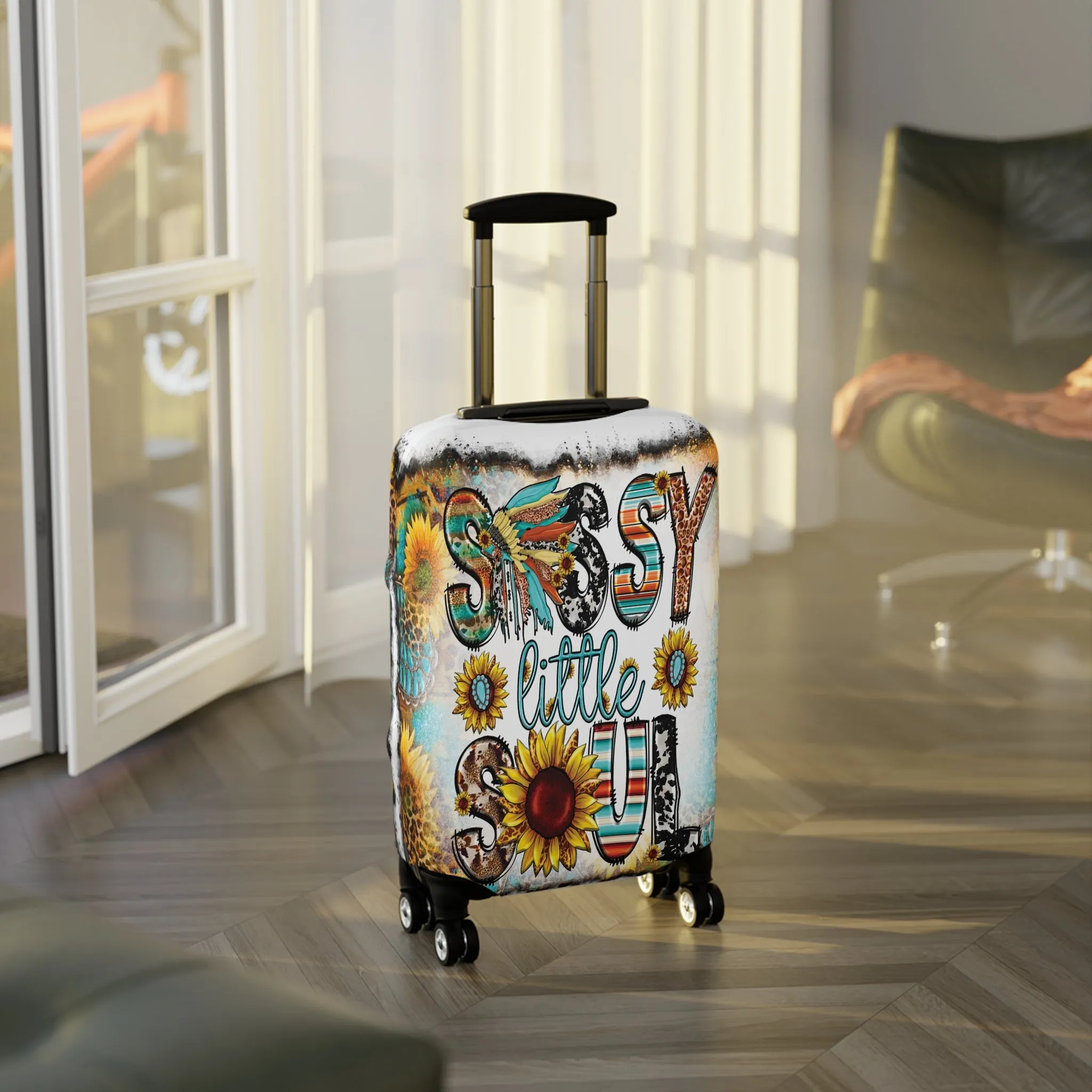 Luggage Cover, Country and Western, Sassy Little Soul, awd-1015