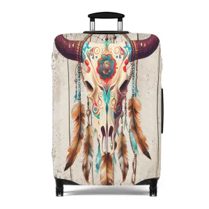 Luggage Cover, Country and Western, skull, awd-223