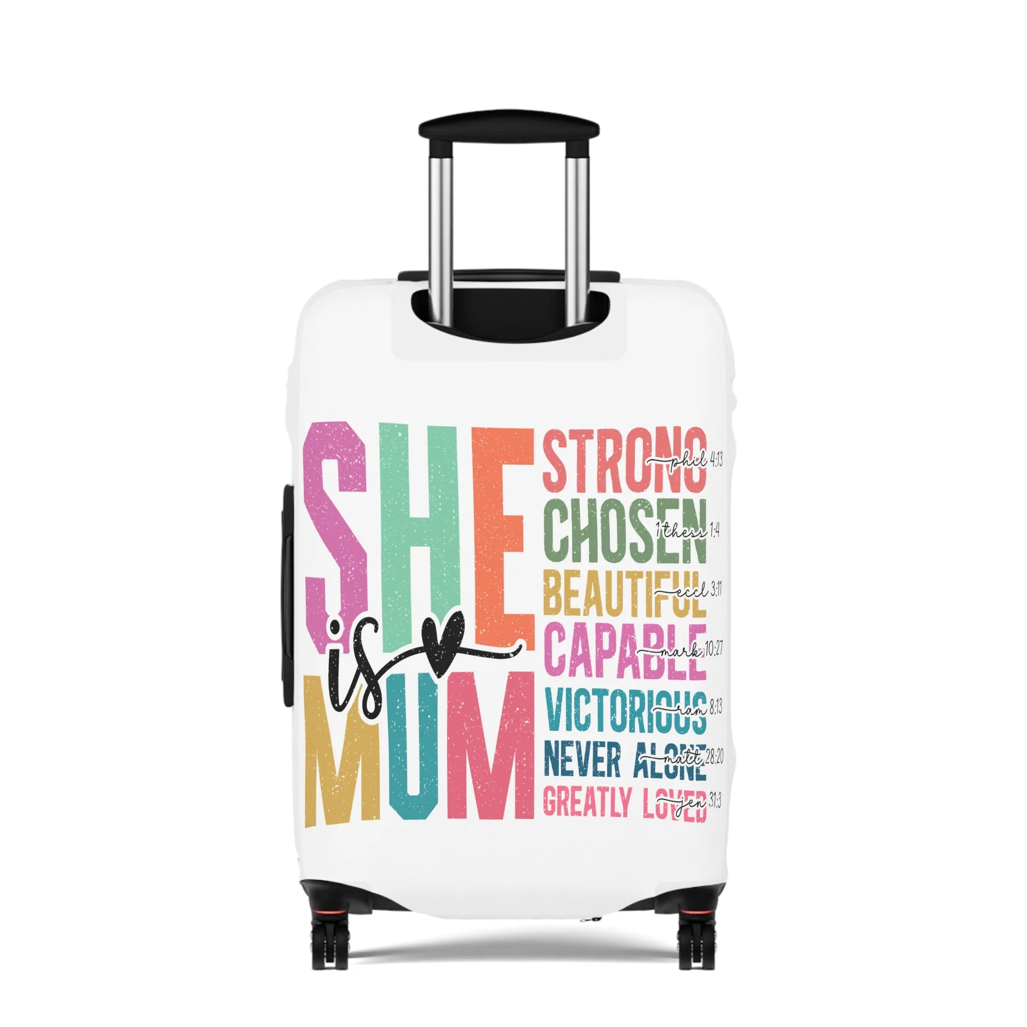 Luggage Cover, She is Mum, awd-5025