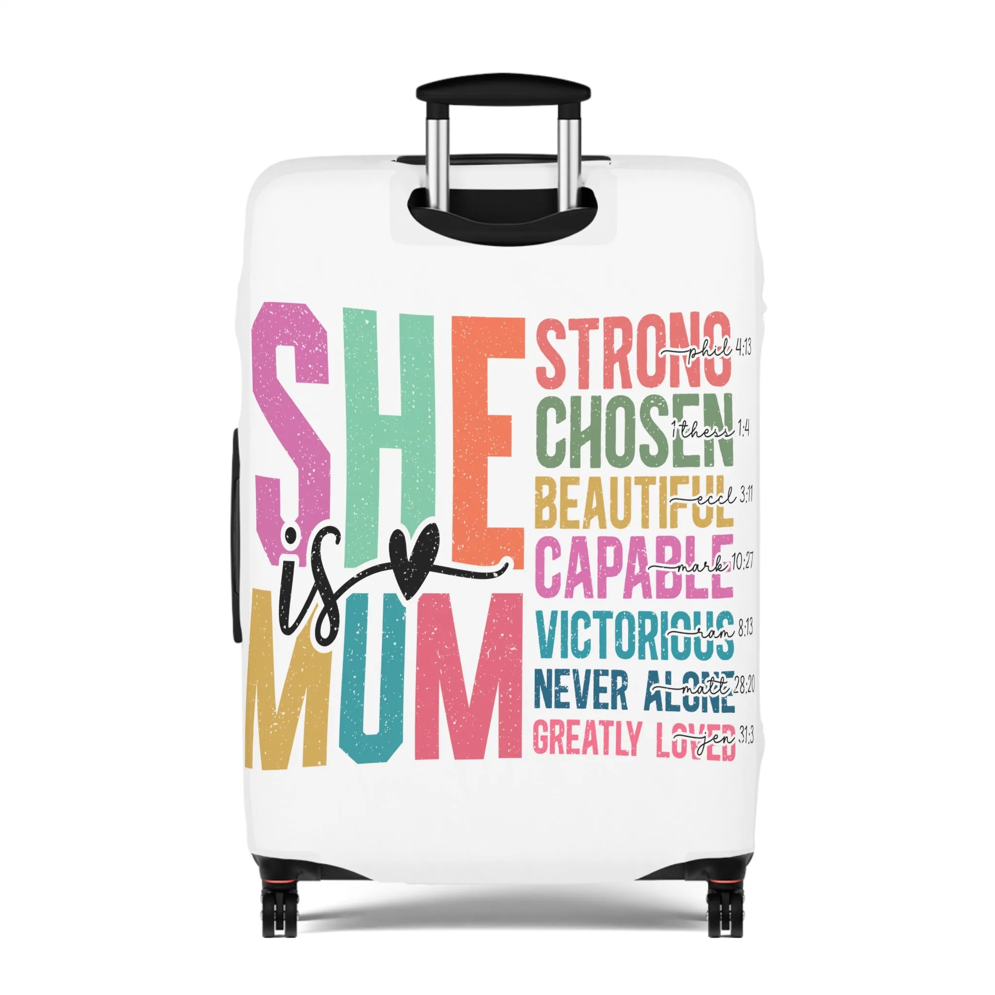 Luggage Cover, She is Mum, awd-5025