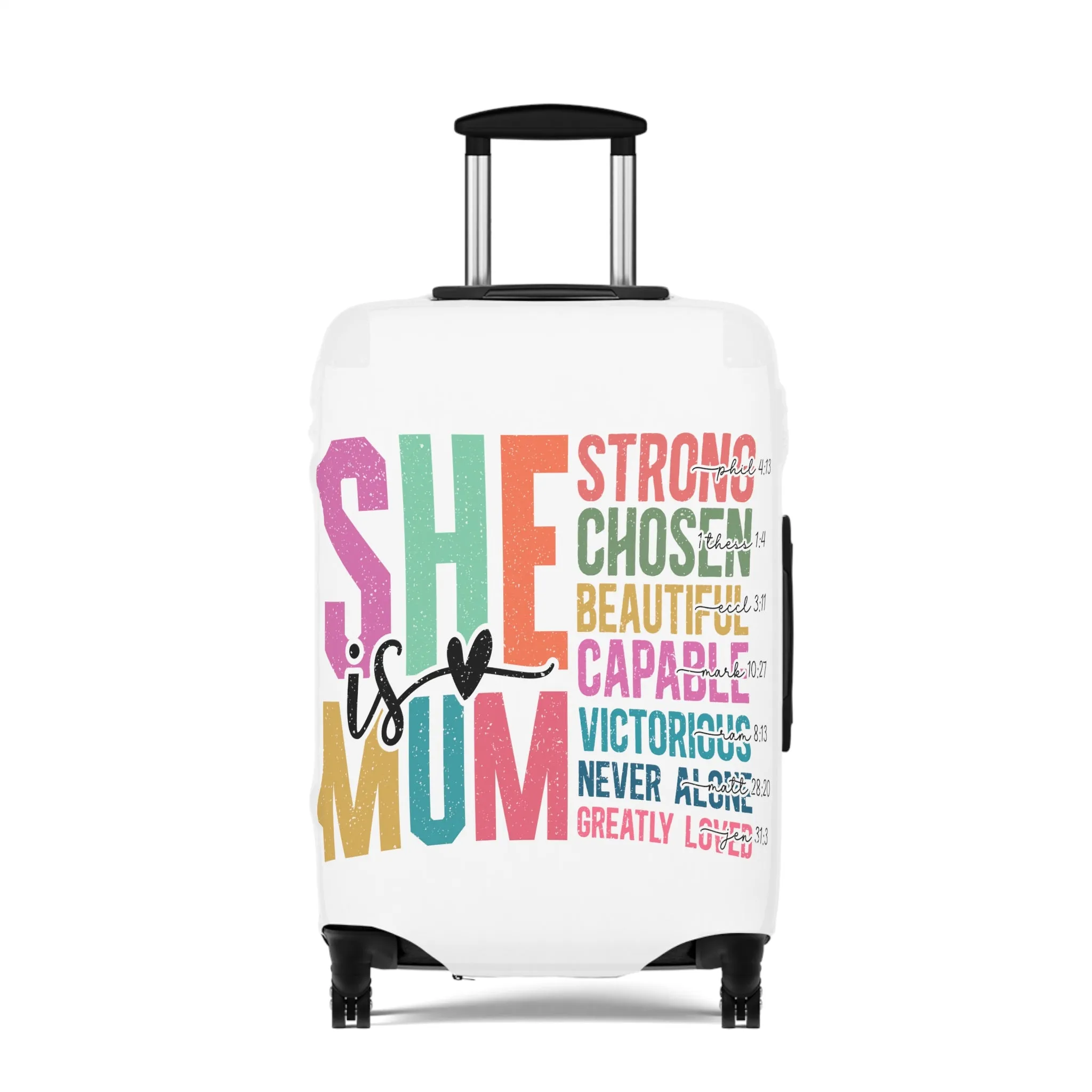 Luggage Cover, She is Mum, awd-5025
