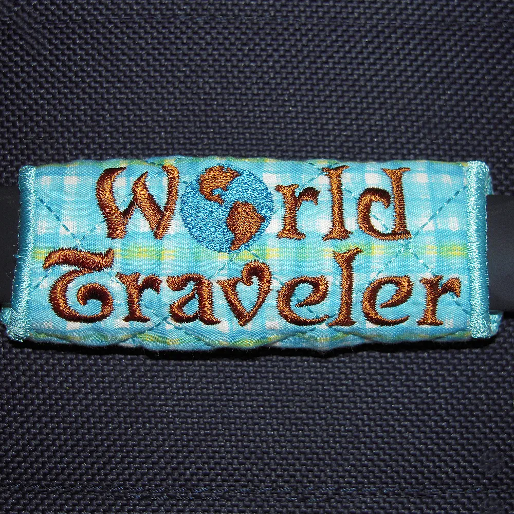 Luggage ID Wraps Set 2 5x7--Set of 14 ITH Designs