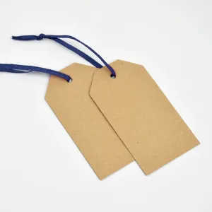 Luggage Kraft Gift Tags Navy (50)