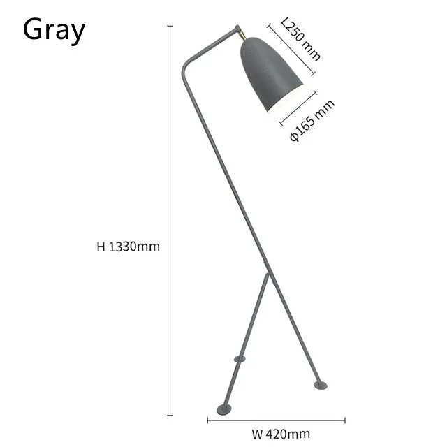 Macaron Grasshopper Floor Lamp Stylish Retro Design