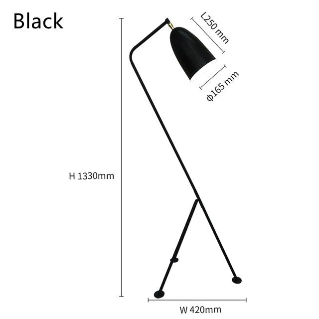 Macaron Grasshopper Floor Lamp Stylish Retro Design