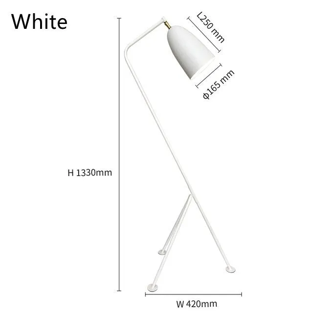 Macaron Grasshopper Floor Lamp Stylish Retro Design