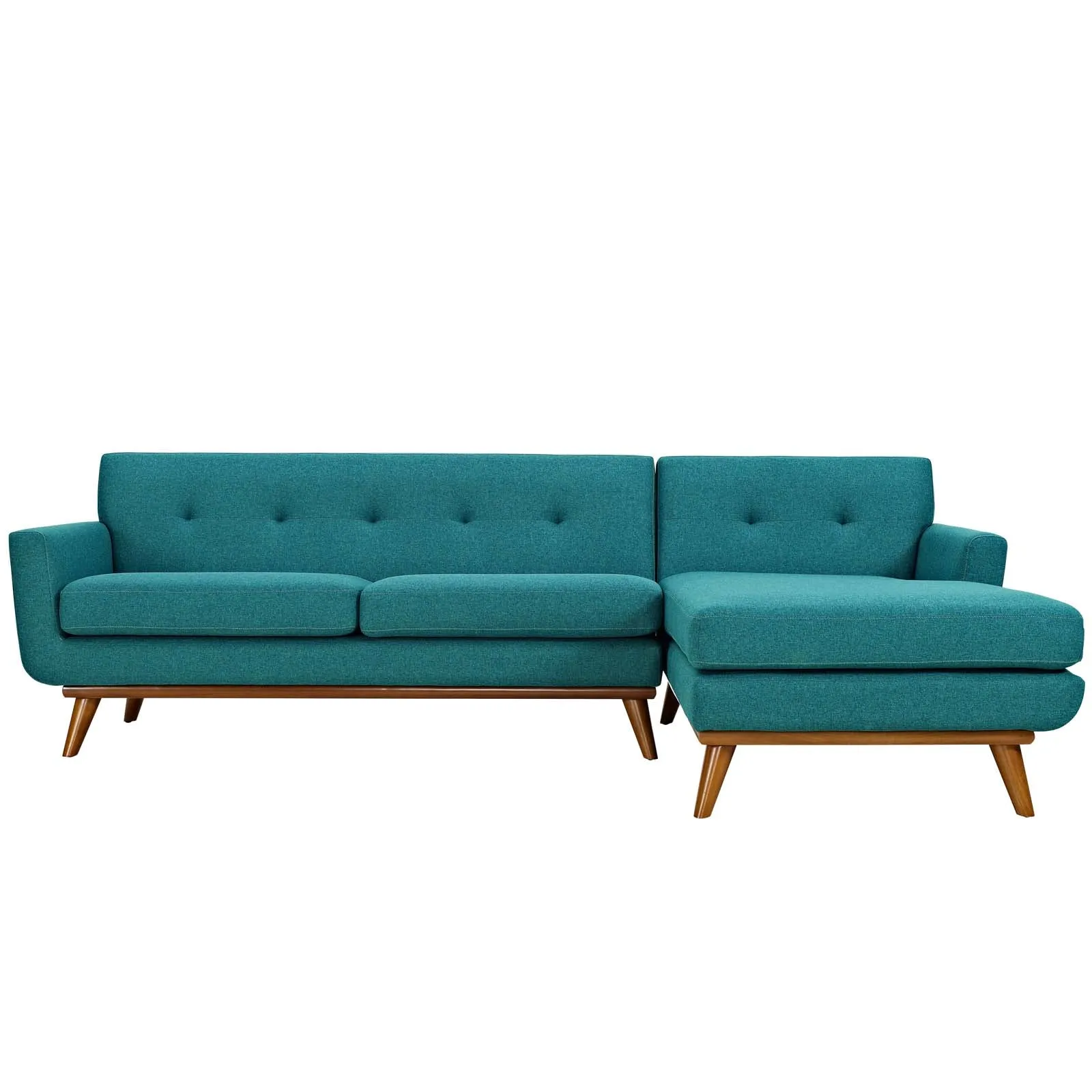 Mid - Century Modern Engage L - Shaped Sectional Sofa - Sectional Sleeper Sofa