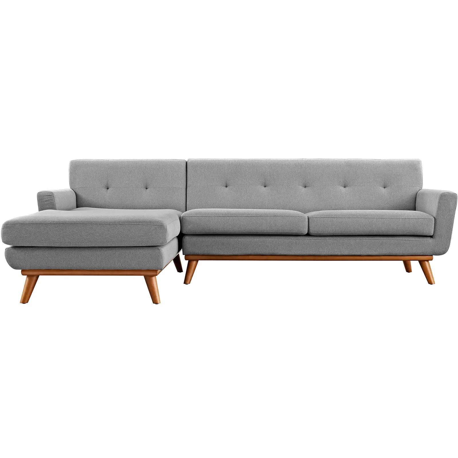 Mid - Century Modern Engage L - Shaped Sectional Sofa - Sectional Sleeper Sofa