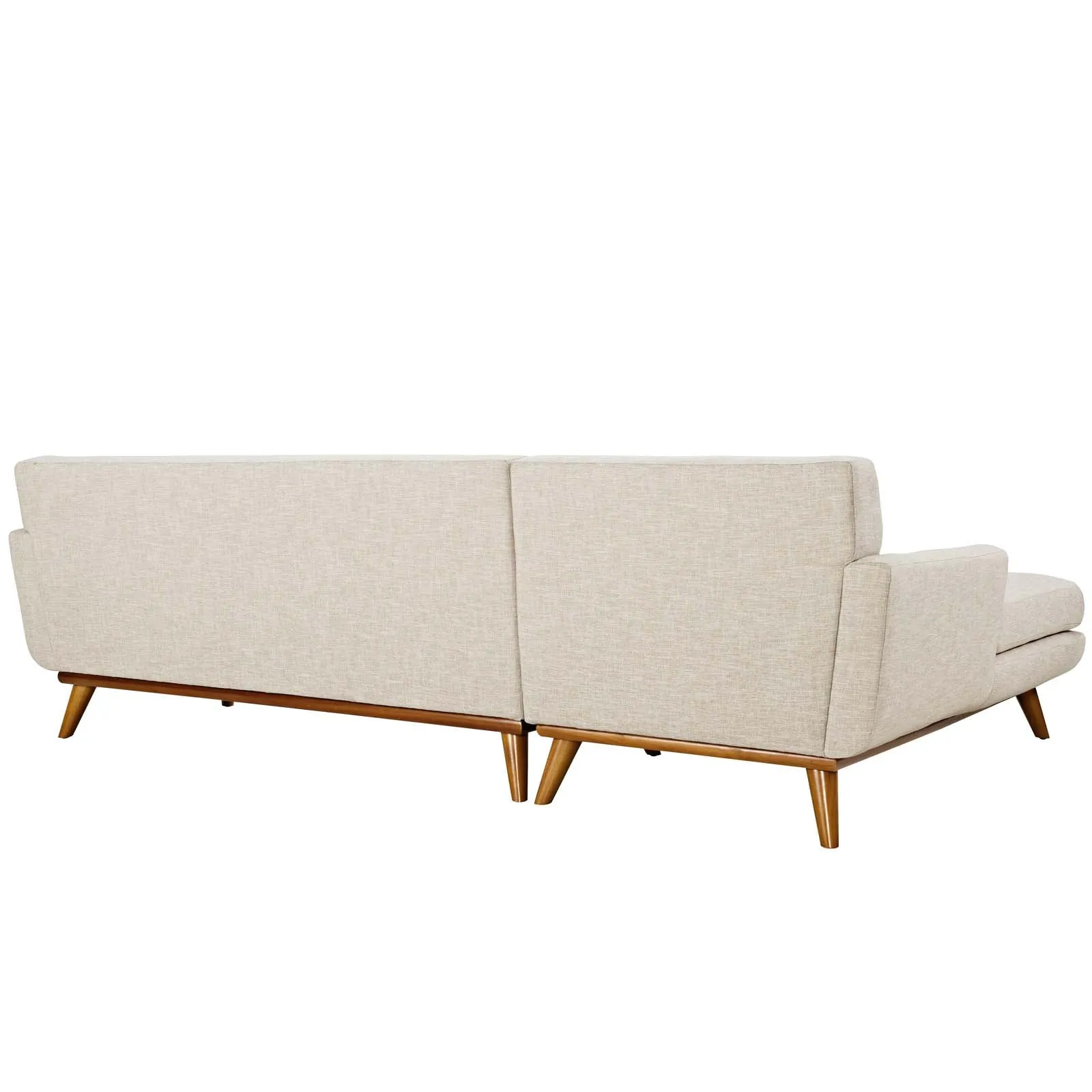Mid - Century Modern Engage L - Shaped Sectional Sofa - Sectional Sleeper Sofa