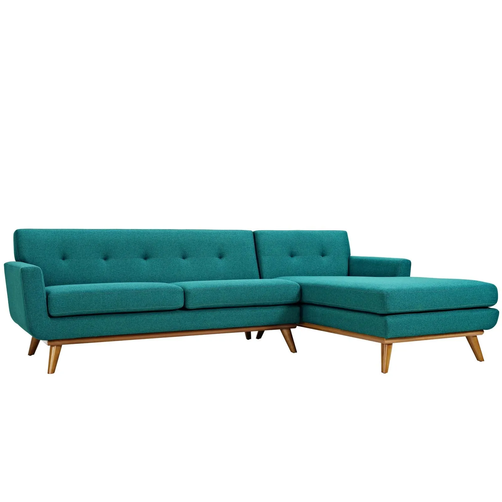 Mid - Century Modern Engage L - Shaped Sectional Sofa - Sectional Sleeper Sofa
