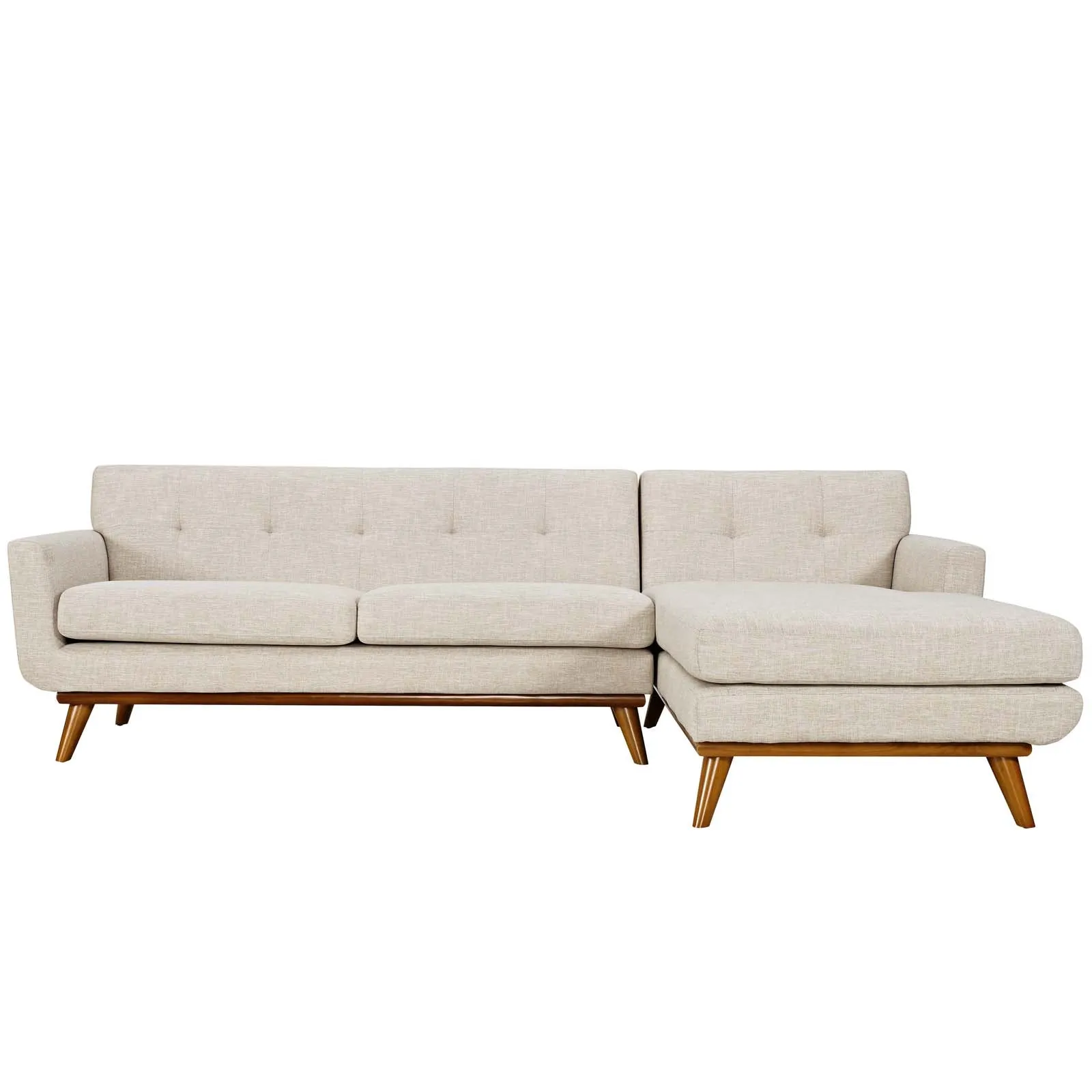 Mid - Century Modern Engage L - Shaped Sectional Sofa - Sectional Sleeper Sofa