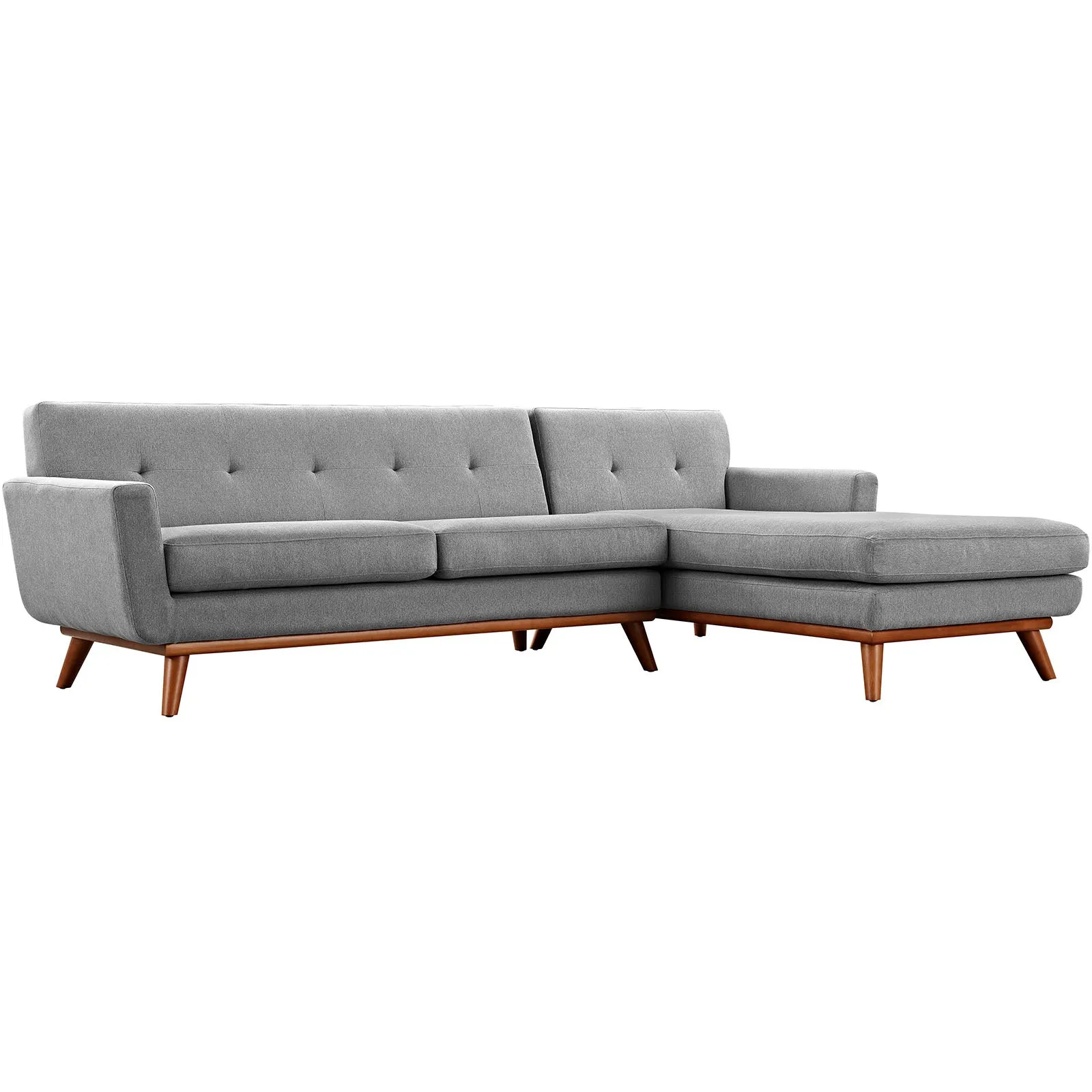 Mid - Century Modern Engage L - Shaped Sectional Sofa - Sectional Sleeper Sofa