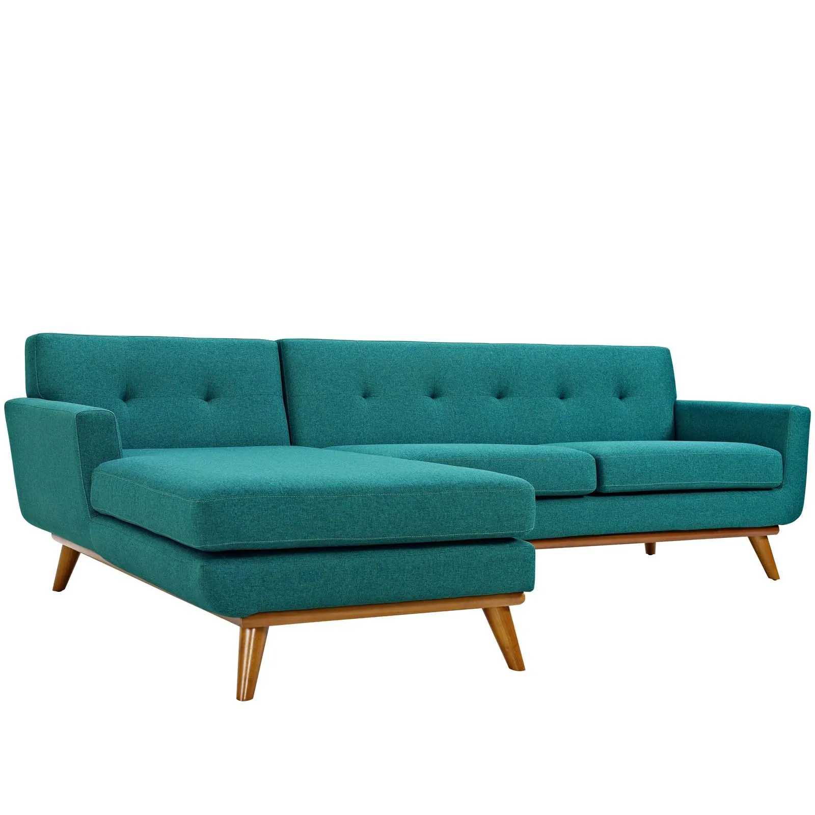 Mid - Century Modern Engage L - Shaped Sectional Sofa - Sectional Sleeper Sofa