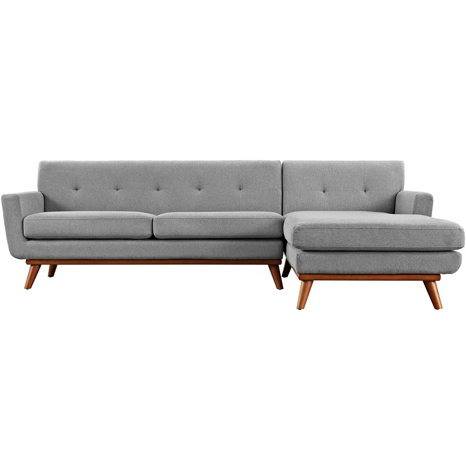 Mid - Century Modern Engage L - Shaped Sectional Sofa - Sectional Sleeper Sofa